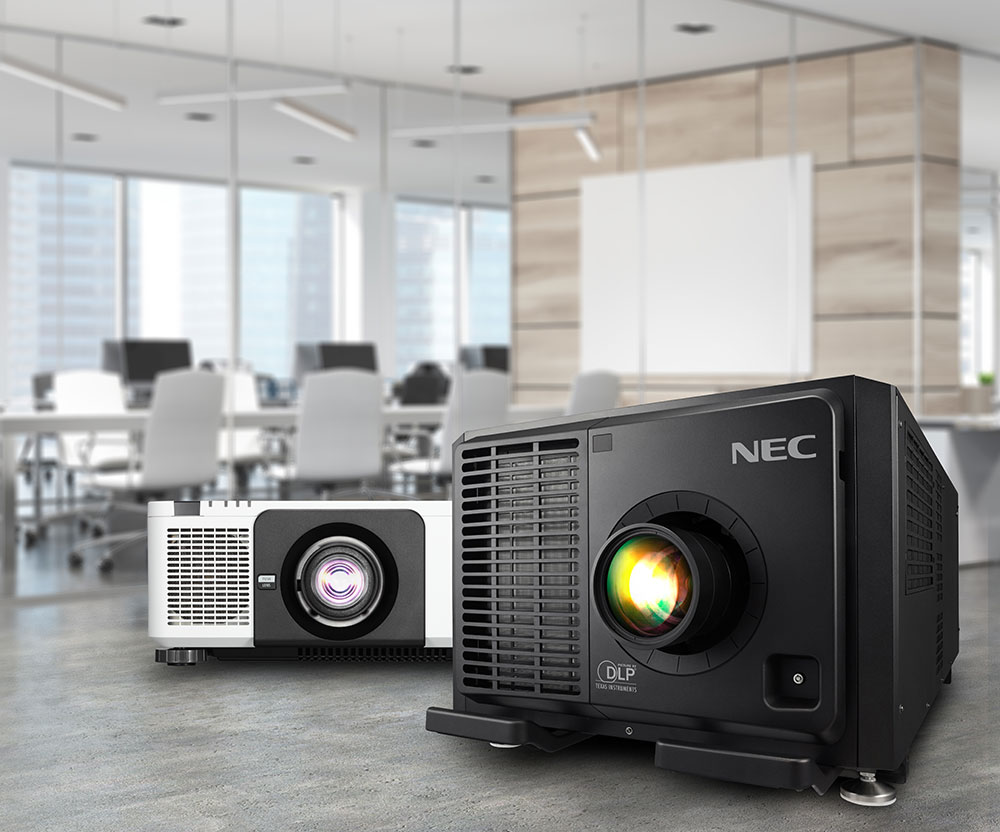 NEC commercial laser projectors