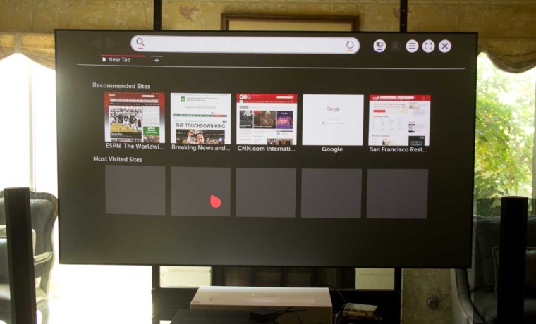 One of the features you can activate is for LG's AI to make viewing recommendations