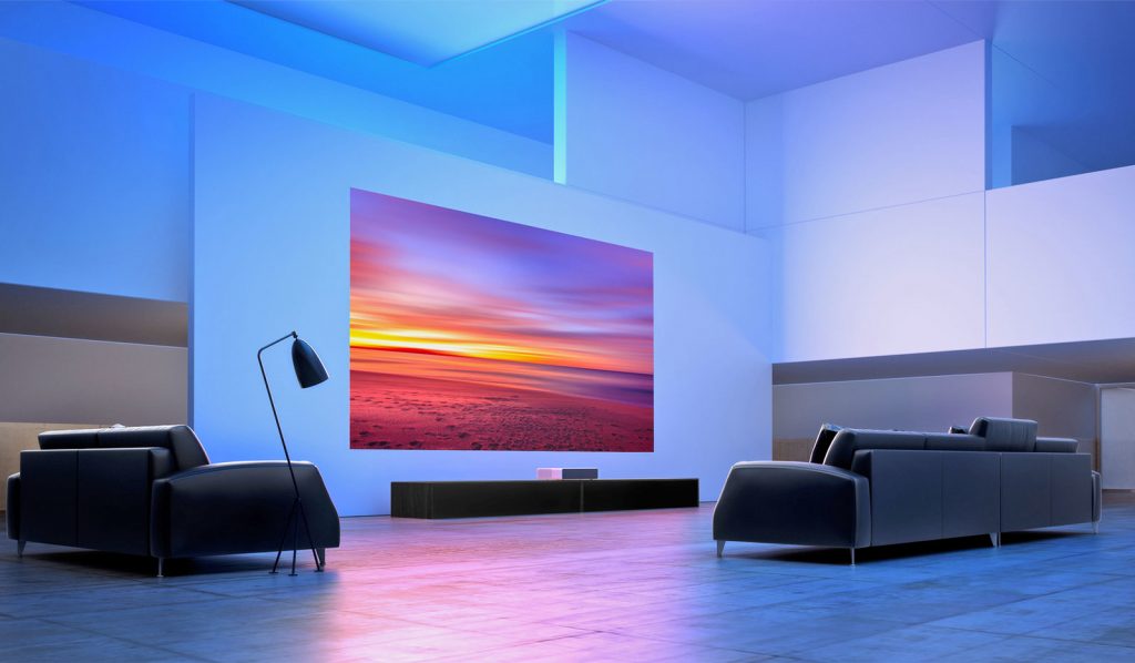 LG HU85LA laser projector-big wall