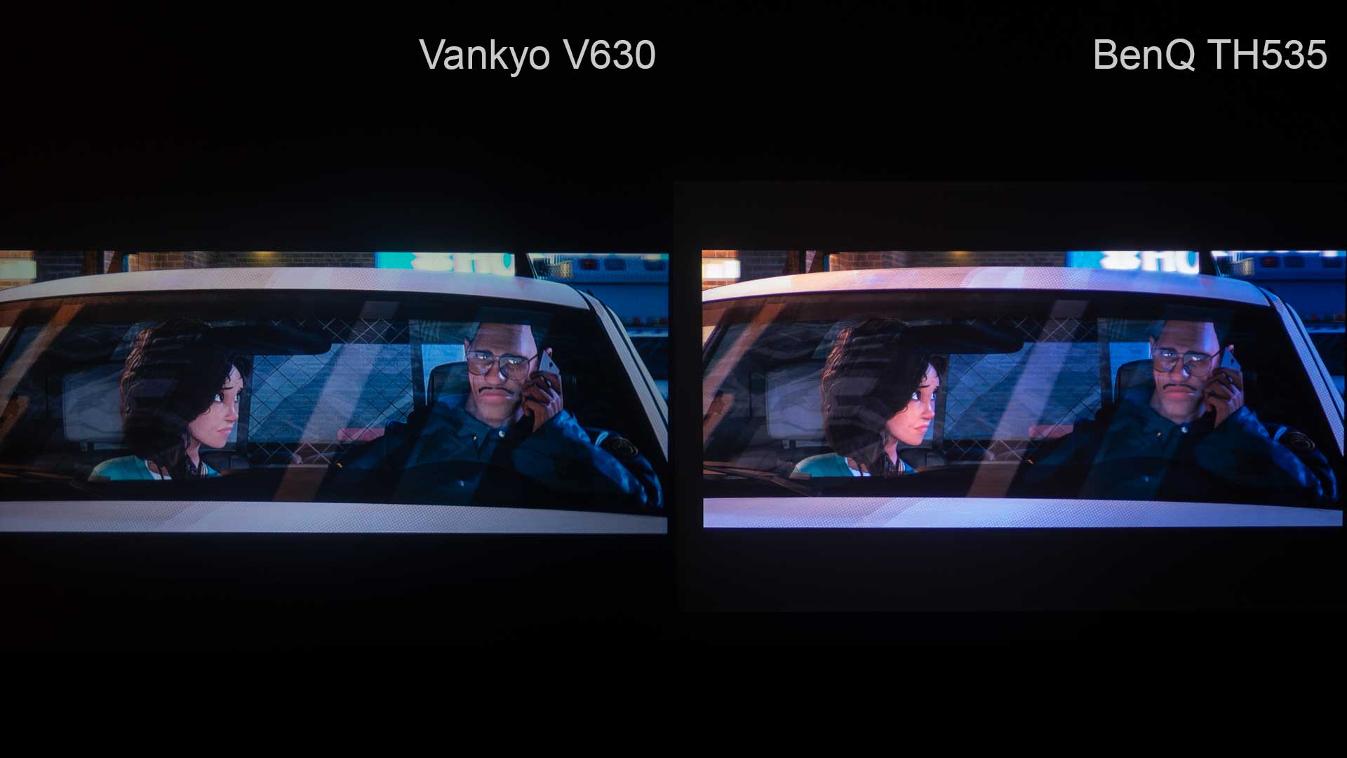 benq th585 vs vankyo v630 comparison review projector benq projector comparison chart