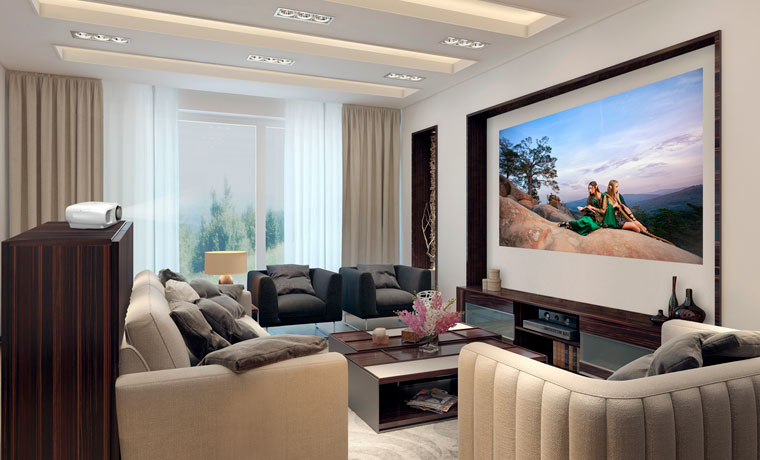 The Epson Home Cinema 3800 makes a big impression in a living-room or home-theater setting.