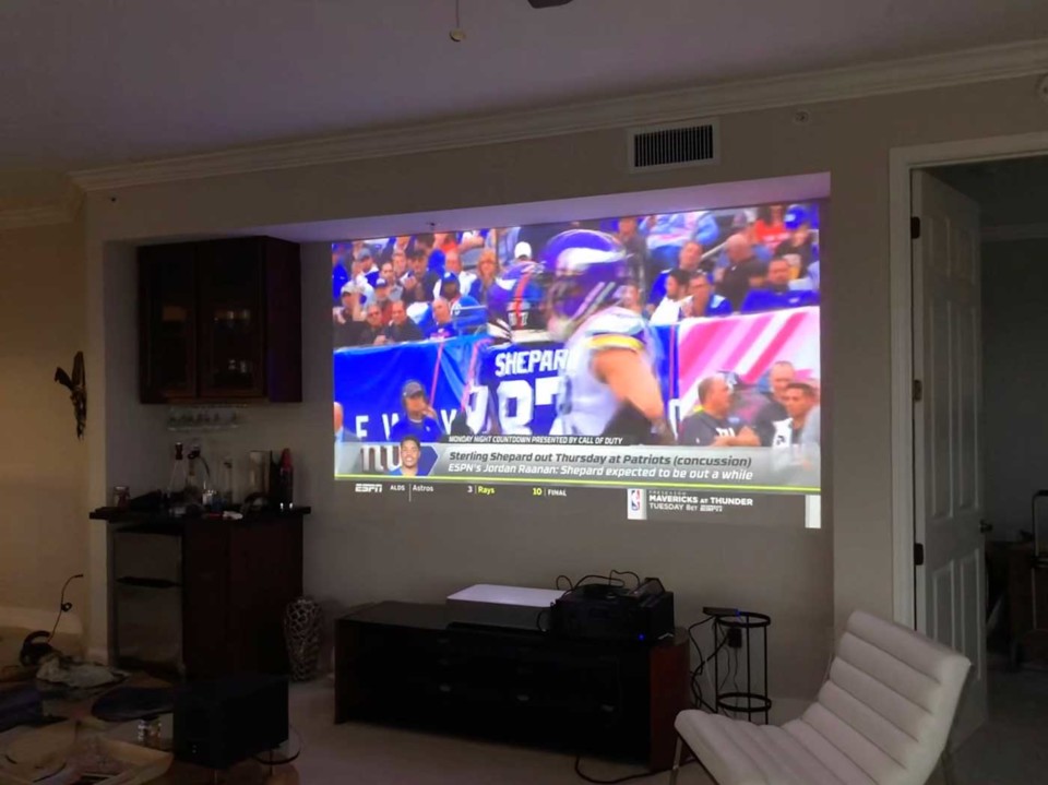 VAVA on 120" wall - Projector Reviews Images