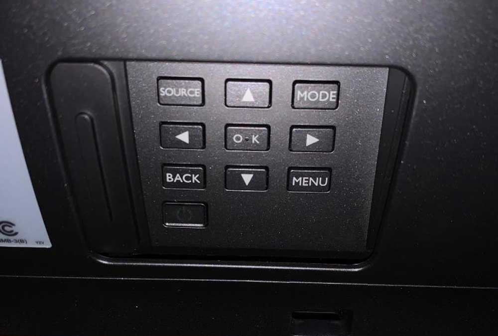 Control Panel With Projector