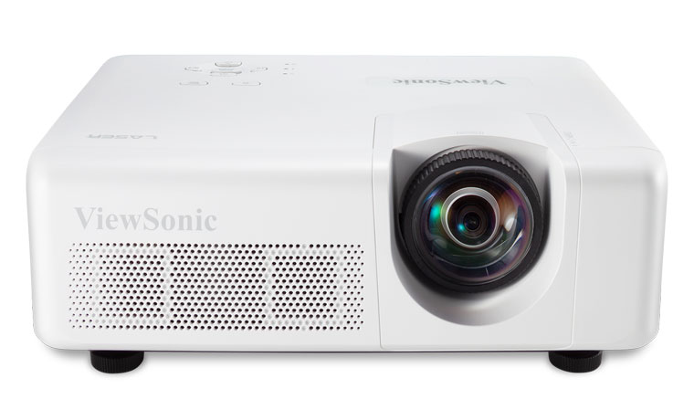 This projector does not offer lens shift, but it does have horizontal and vertical keystone correction.