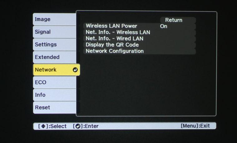 Epson-PowerLite-U50-Menu-5_Network-Menu