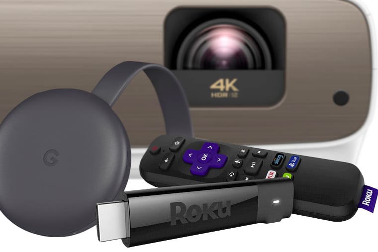 Roku-and-Chromecast-with-Projector