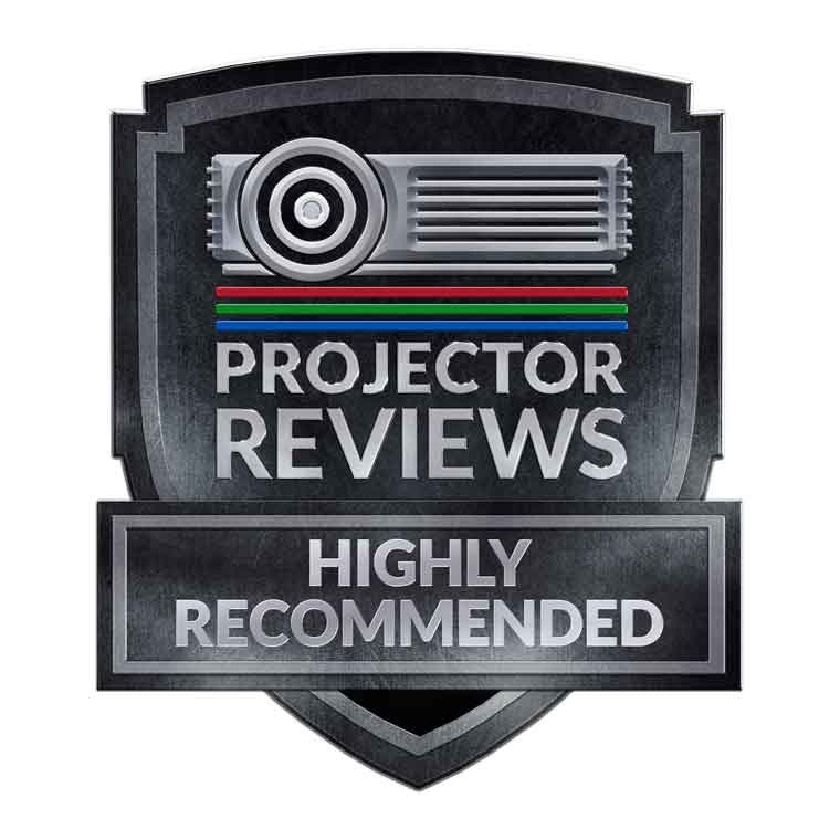 Highly recommended projector award