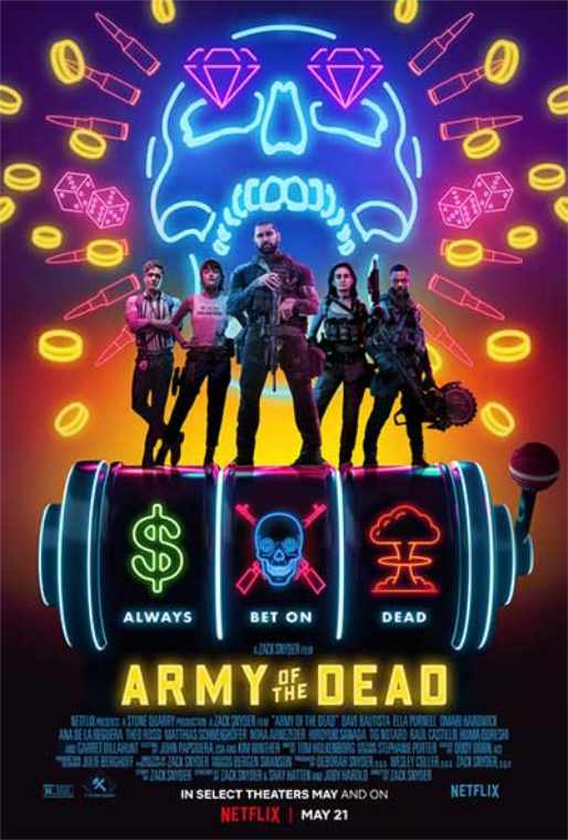 Army of the Dead Streaming Movie Poster - Projector Reviews