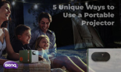 Five Unique Ways to Use a Portable Projector