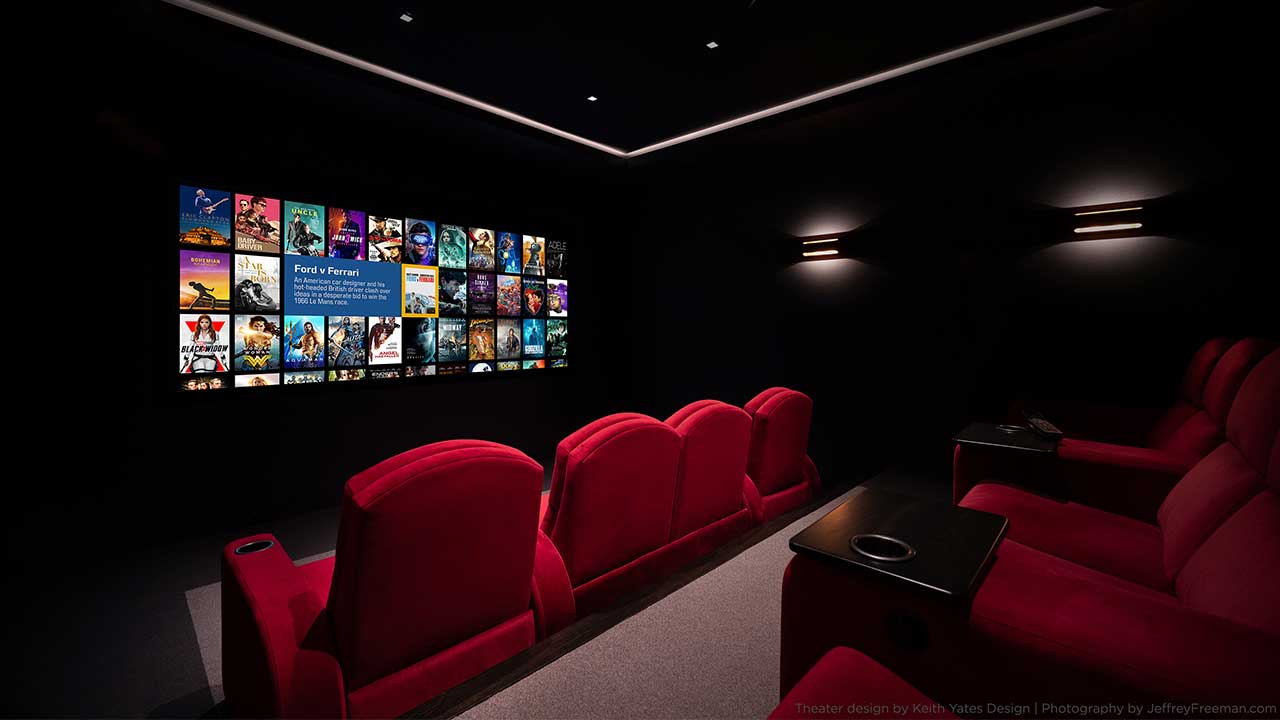 Kaleidescape lifestyle image home theater