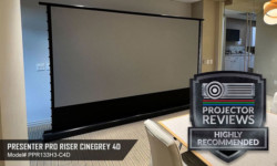 Elite ProAV Presenter Pro Riser CineGrey 4D Screen Review