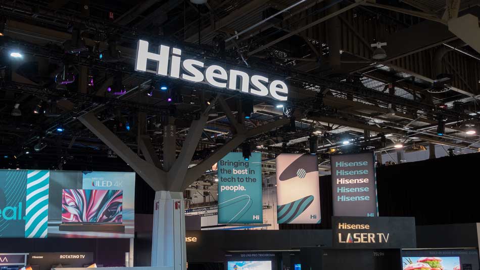 Hisense Stand at CES 2022