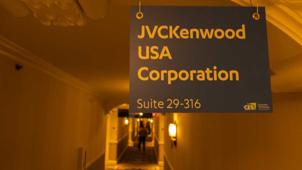 sign that says "JVCKenwood USA Corporation Suite 29-316"