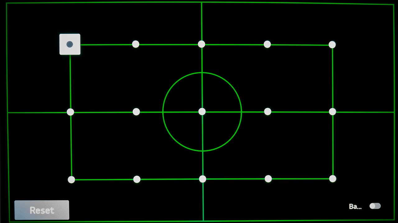 LG CineBeam HU715Q` screen warping grid