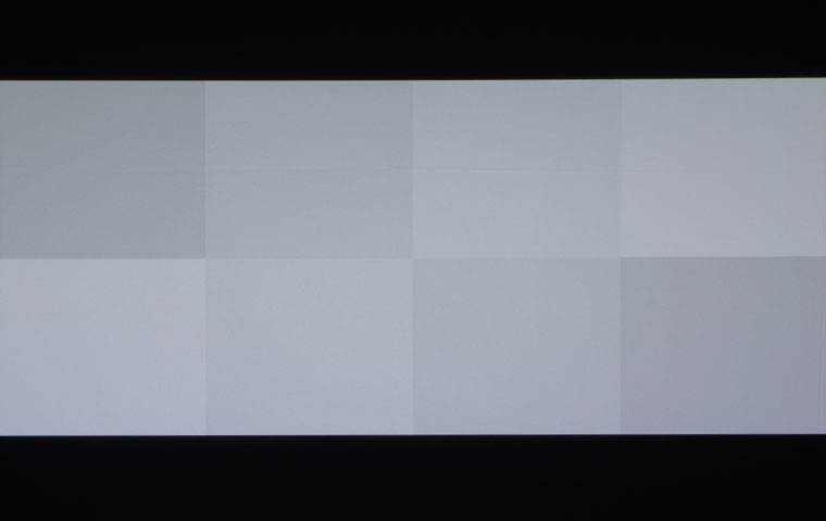LG CineBeam HU710PW grayscale gradient