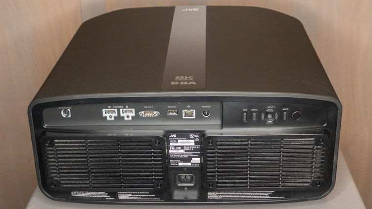 JVC DLA-NZ9 from the rear