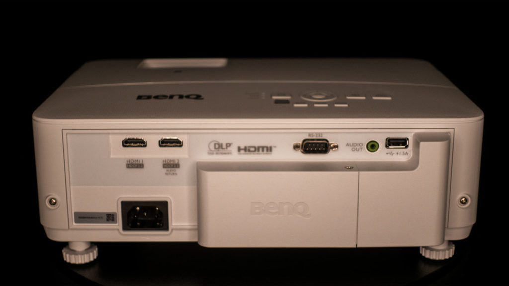 The BenQ TK700 from the rear