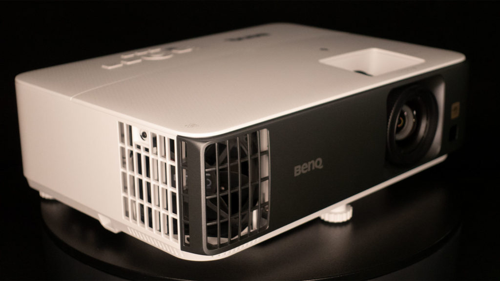 The BenQ TK700 from the front left