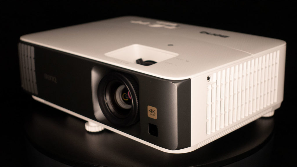 The BenQ TK700 from the front right
