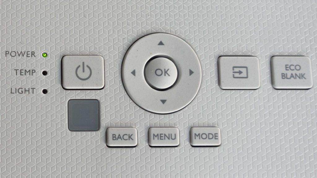 The button panel on the top of the TK700