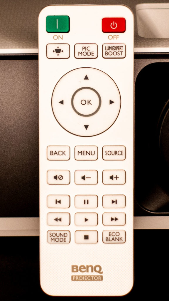 BenQ TK700 remote control