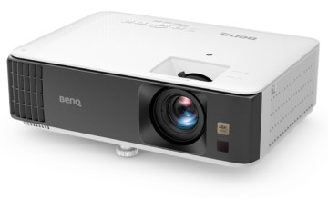 Benq Tk700 projector from the front left