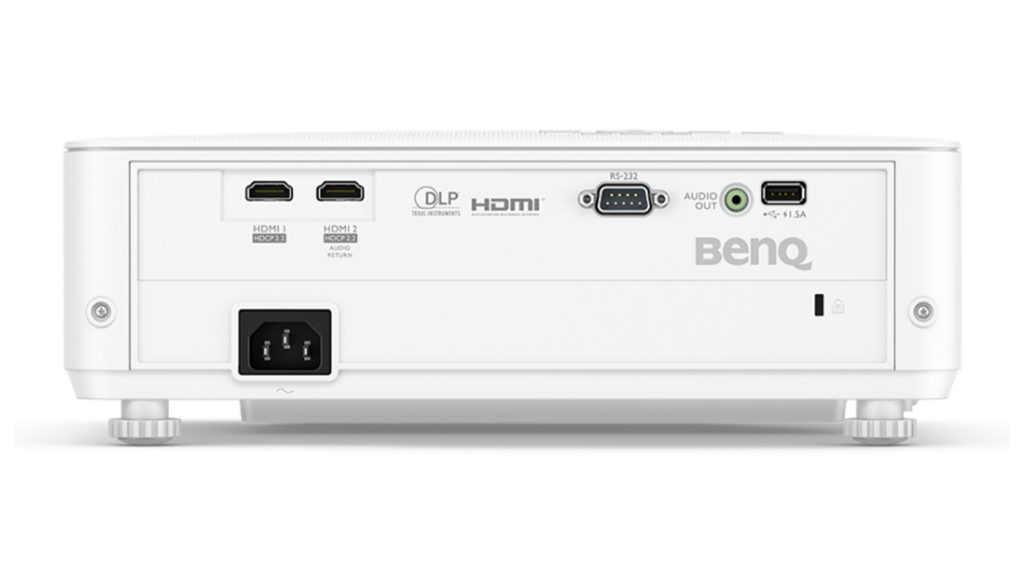 The BenQ TK700 Gaming Projector from the rear