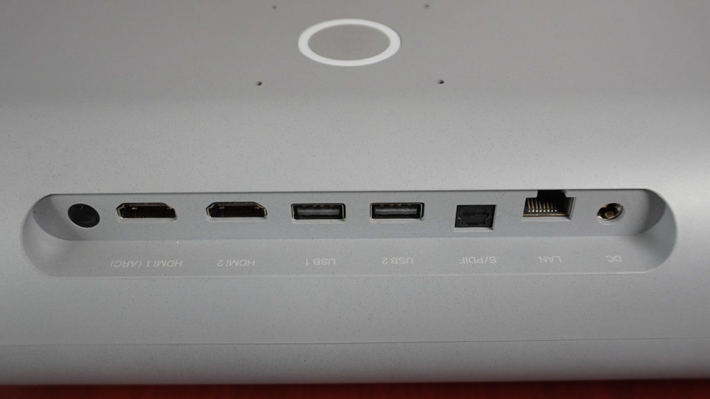 JMGO O1 PRO rear connections