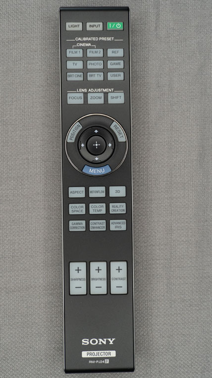 XW7000ES remote