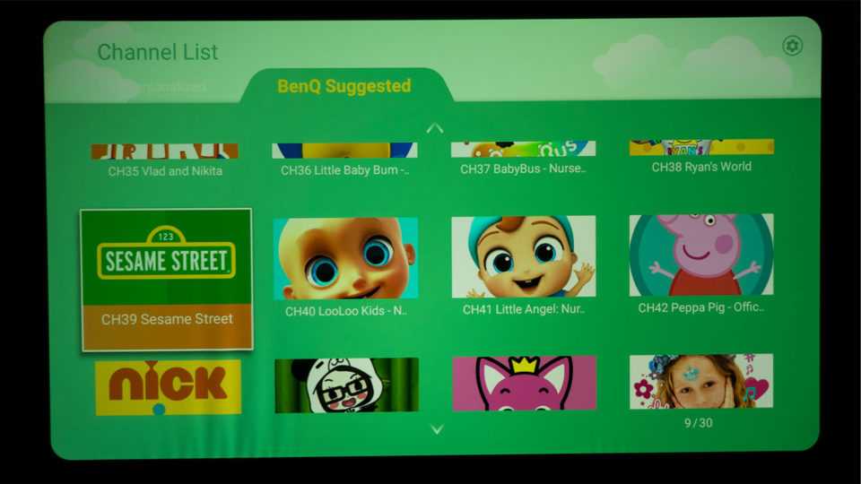 BenQ’s FamiLand Kids Channel (TV)