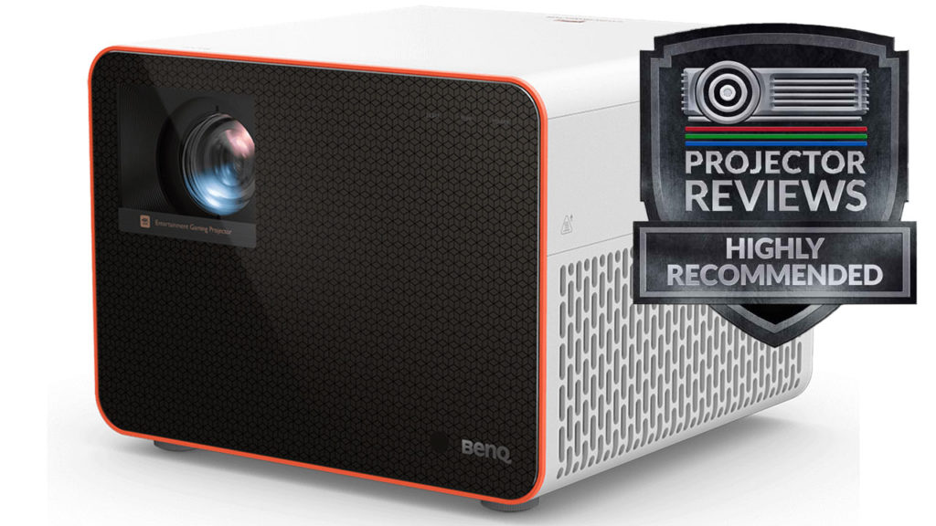 The BenQ X3000i has been awarded Projector Reviews’ Highly Recommended Award