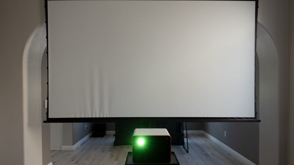BenQ x3000i in use in a home theater