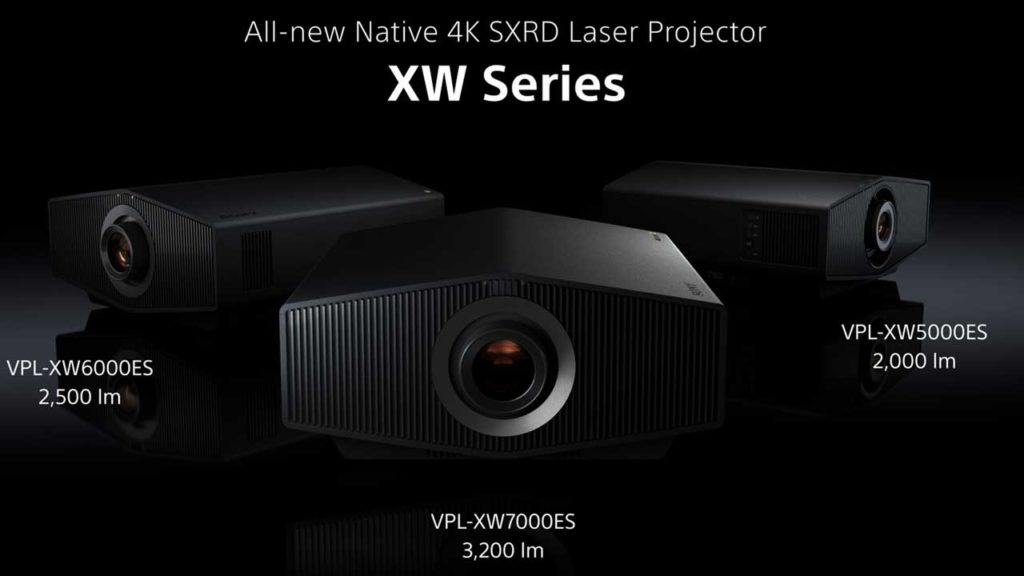 XW Series projectors like the XW7000ES are packed with Sony's latest technologies