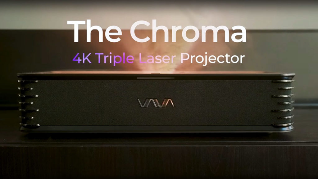 The VAVA Chroma 4k Triple Laser Home Theater