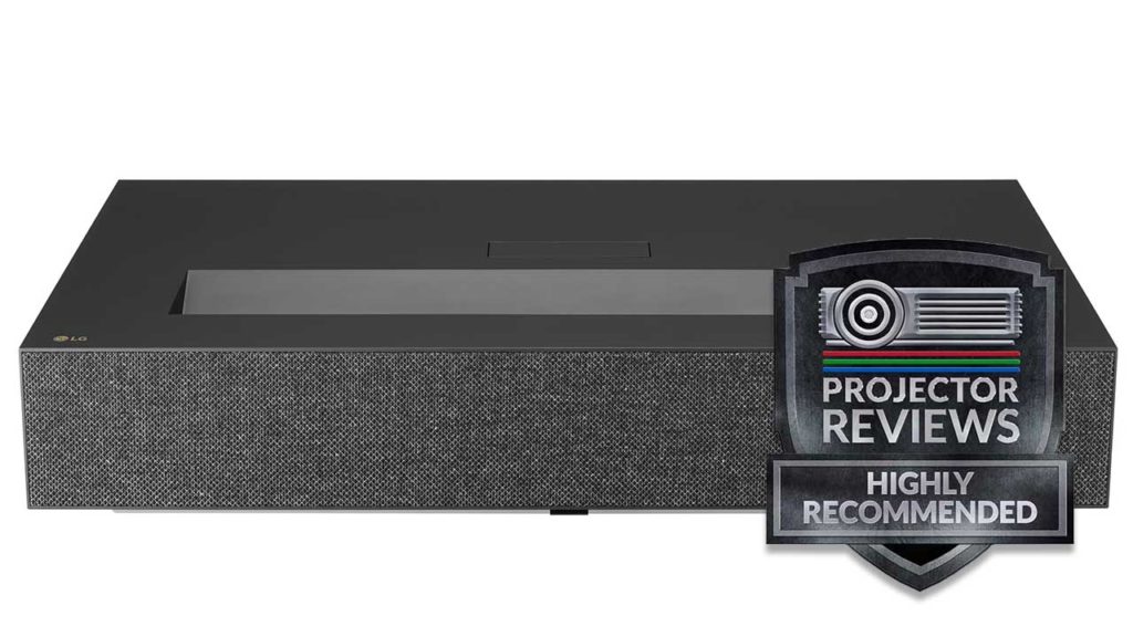 LG HU915QB earned Projector Reviews Highly Recommended Award