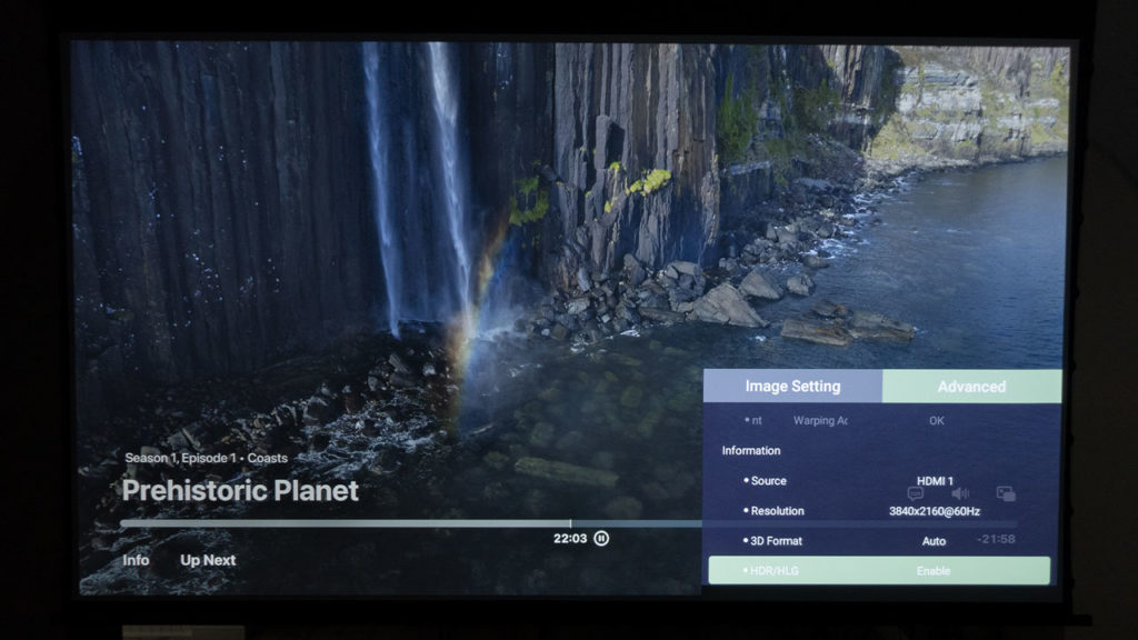 ViewSonic X2000B Projector Menu