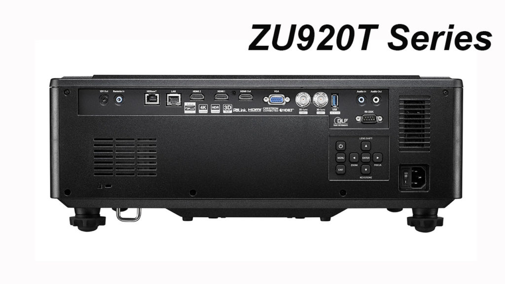 ZU920T Business Projector Back View