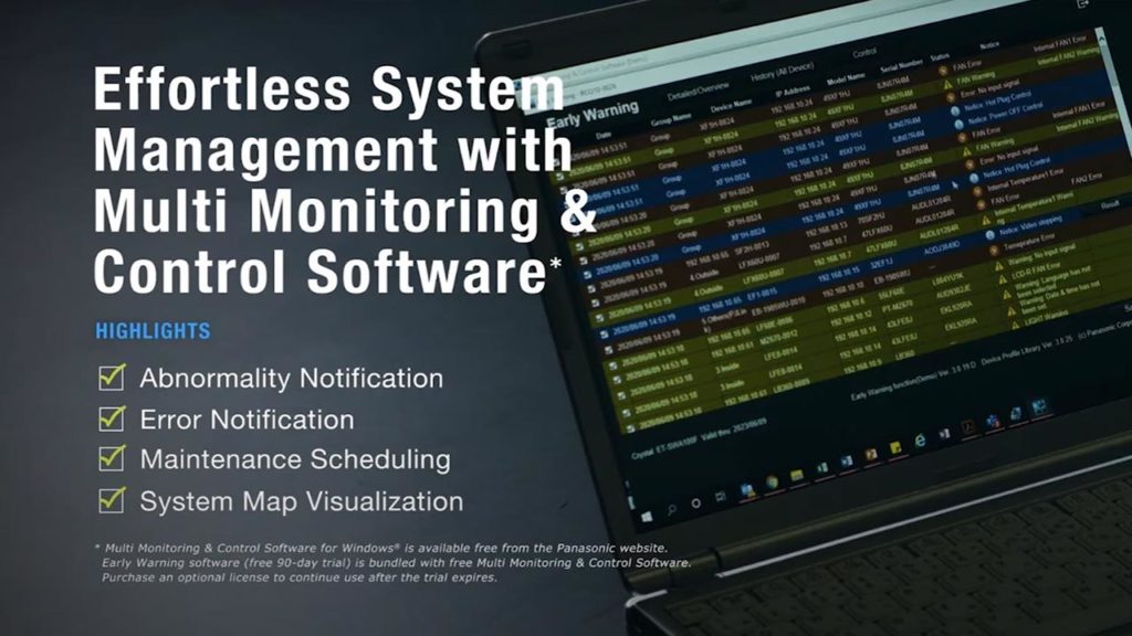 Panasonic Multi Monitoring & Control software