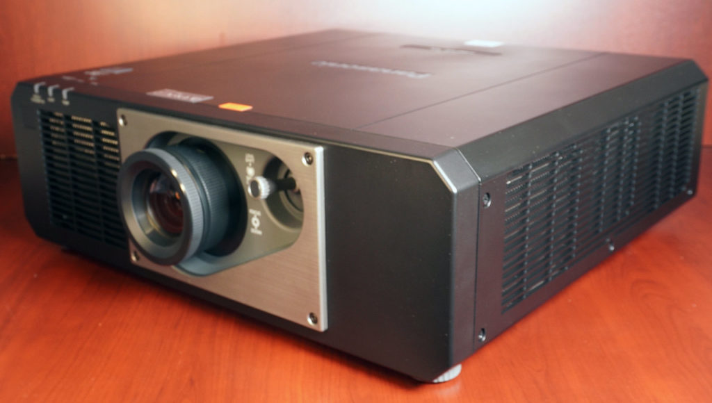 Panasonic PT-FRQ50 Projector from the front left