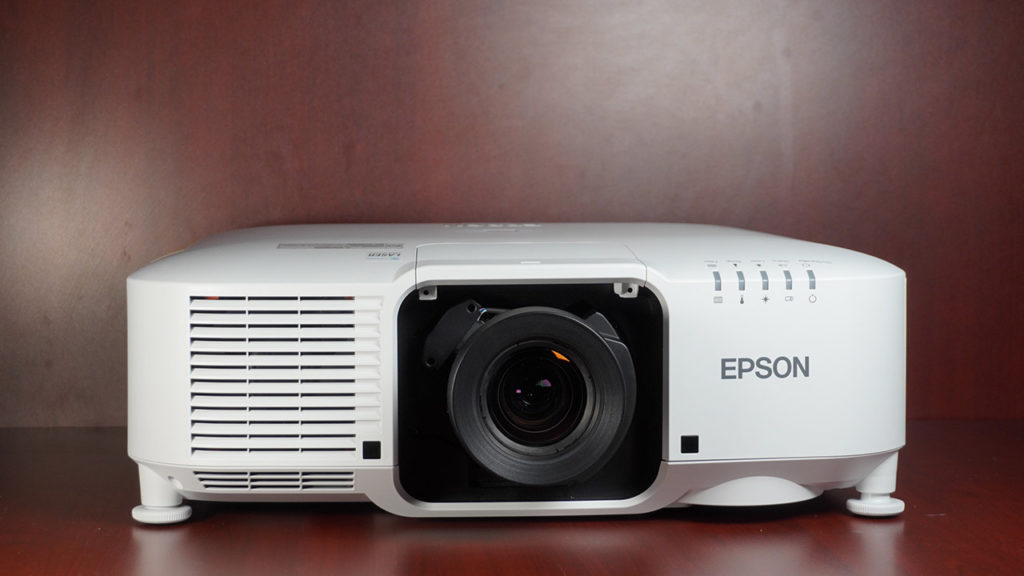 Epson PRO EB-PU1008W projector head on