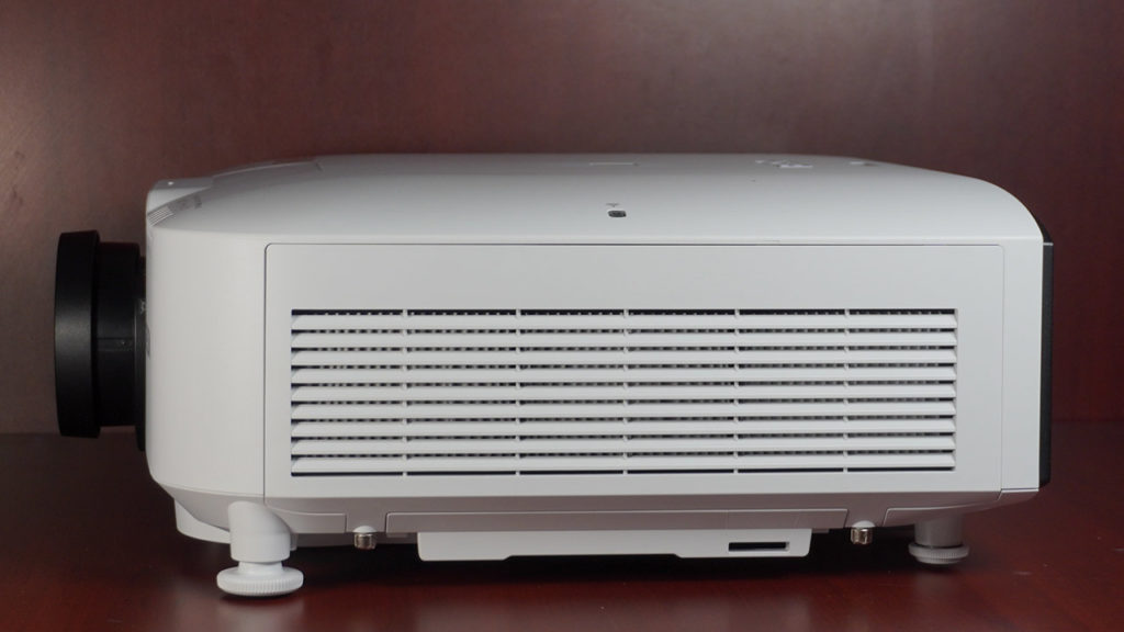 Epson PRO EB-PU1008W projector from the right