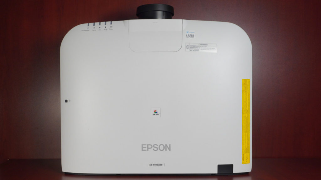 Epson PRO EB-PU1008W projector from above