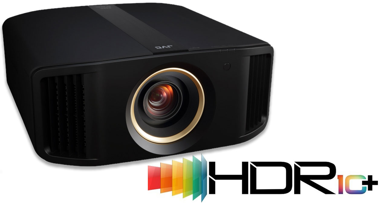 The DLA-RS1100 projector supports HDR10+