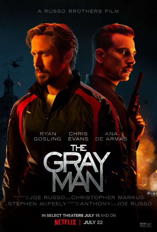 The Gray Man Movie Poster - Projector - Reviews