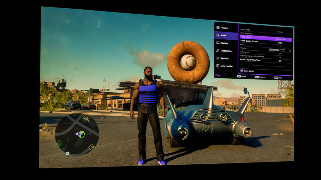 Saints Row Self Made Played On BenQ x3000i