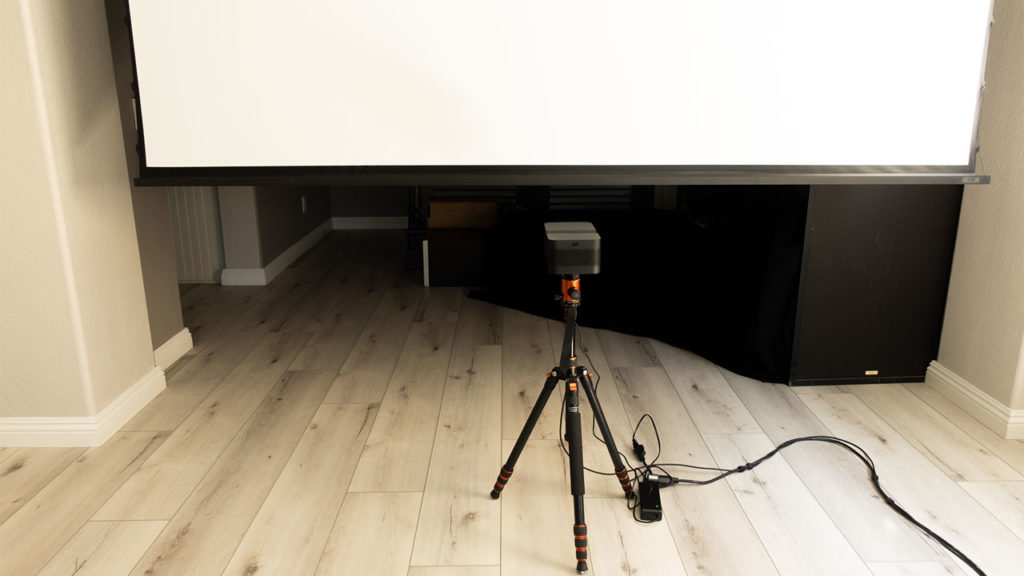 Philips Screeneo U4 on Tripod - Projector Reviews - Image