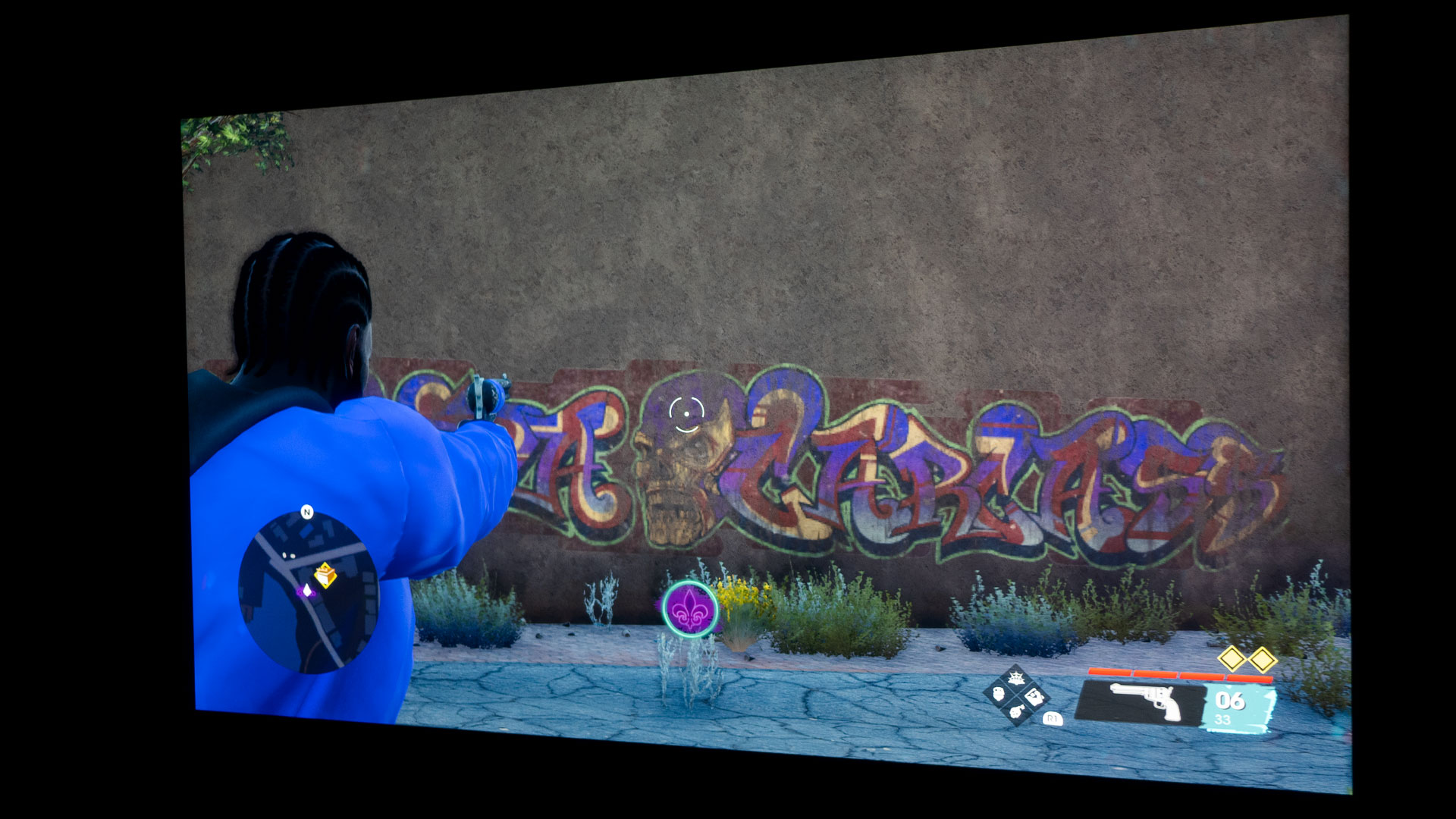 Gaming On A Projector Review Of Saints Row Self Made