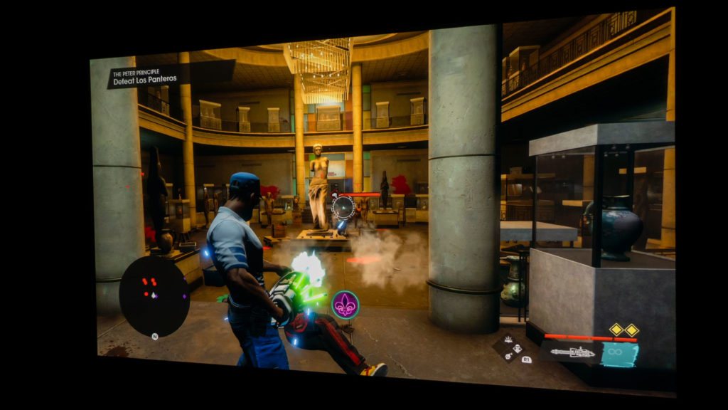 Saints Row Self Made Played On BenQ x3000i