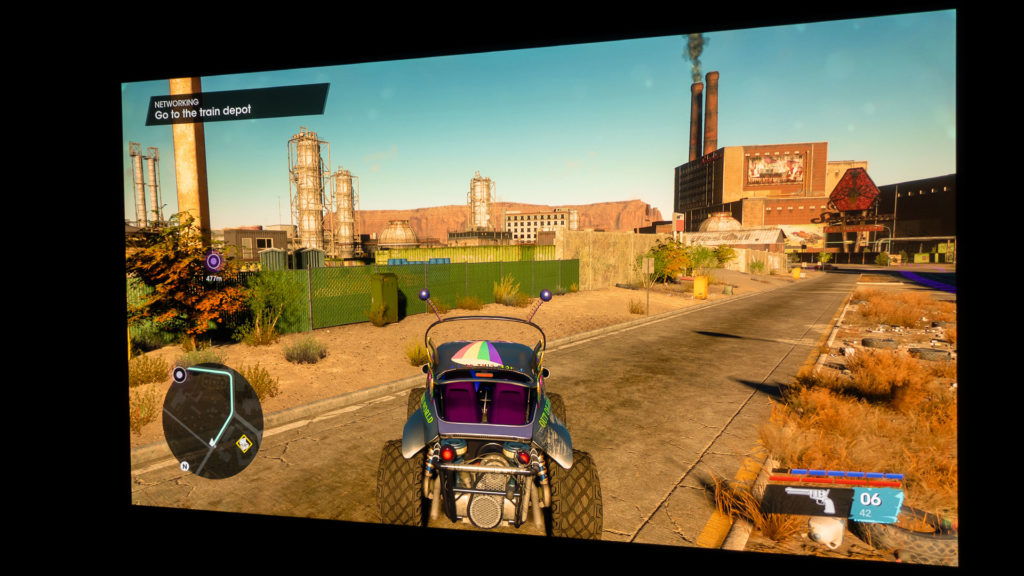 Saints Row Self Made Played On BenQ x3000i