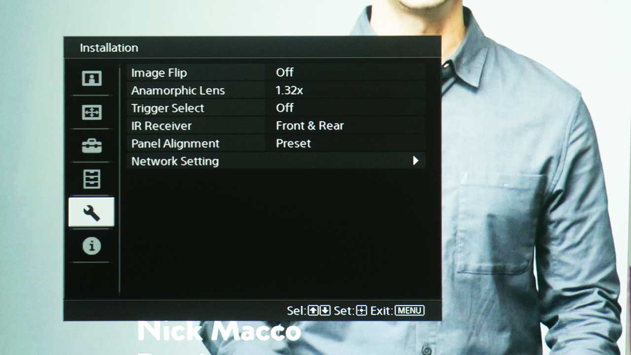 Sony-XW5000ES-Menu-3 - Projector Reviews Image